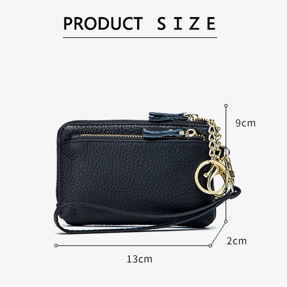 Women's Leather Coin Purse 2022 New Simple and Multifunctional with Hand Carry zipper Coin wallet