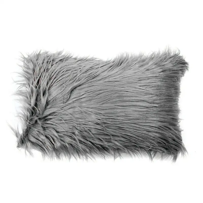 Роскошные серии Плюшевые Стиль подушка из искусственного меха чехол супер