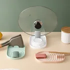 1 шт., кухонный Органайзер, держатели для ложек, вилка и лопатка, пластиковая подставка для ложек, палочек, Нескользящие подставки для ложек, кухонная утварь