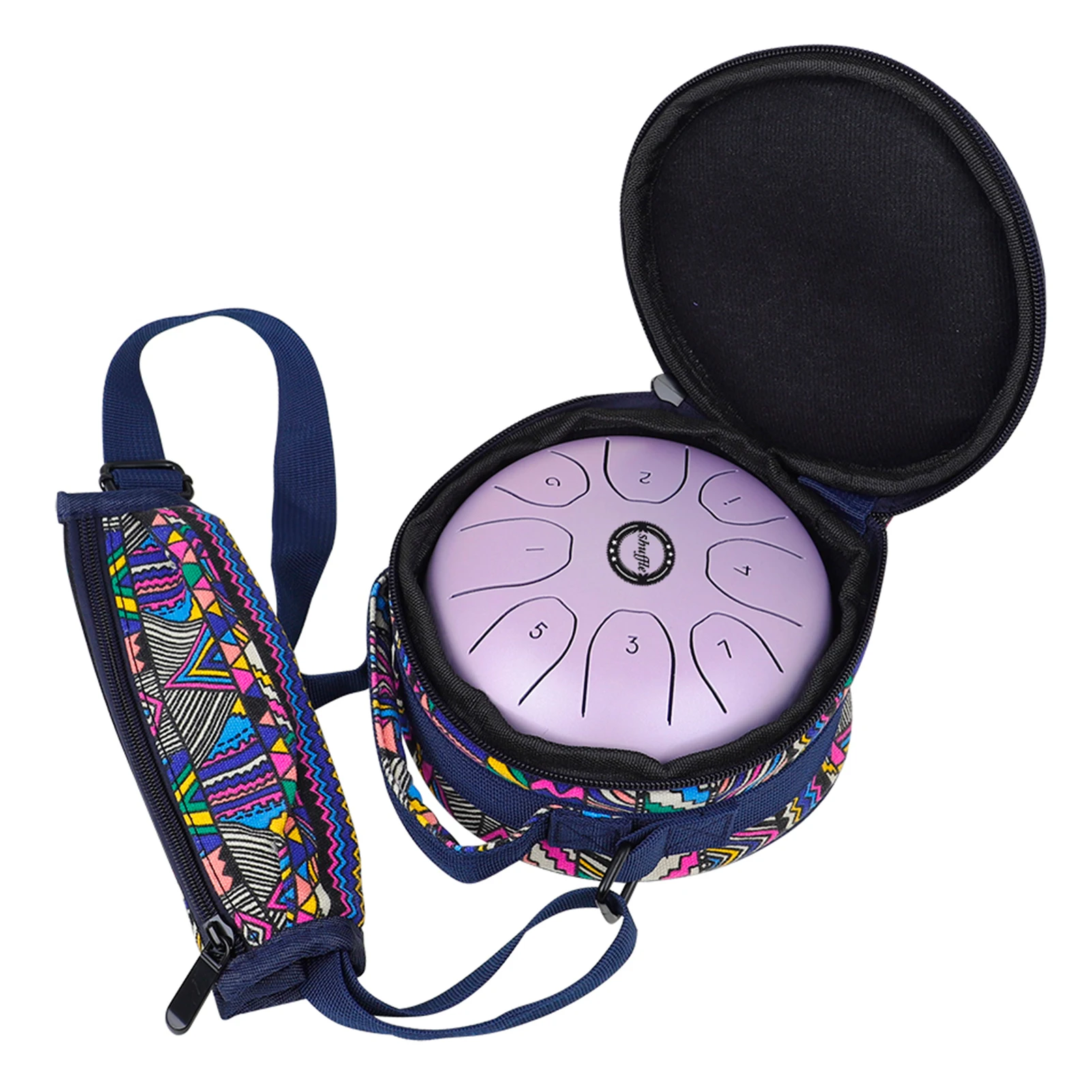 

Tongue drum 5inch ethereal rhythm drum 8 tone steel tongue drum and drumsticks percussion instrument 11 tone F percussion instru