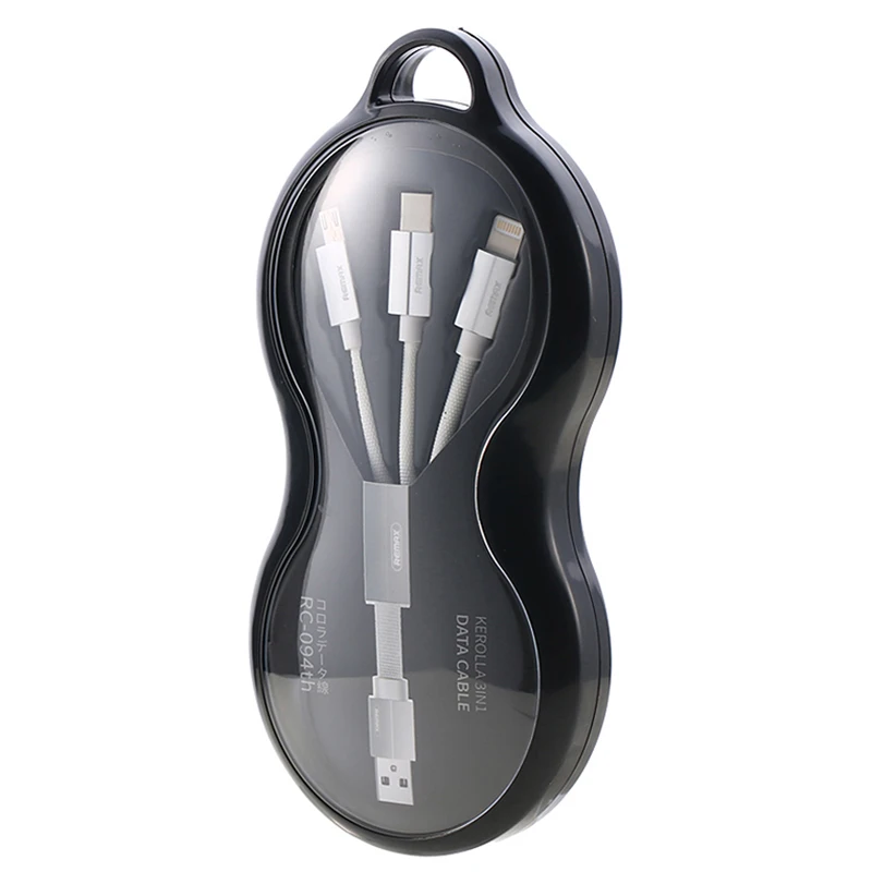 Remax 3-In-1 USB Charging Cable for IPhone 11 Xiaomi Huawei Samsung Micro- Type-C Lin | Электроника