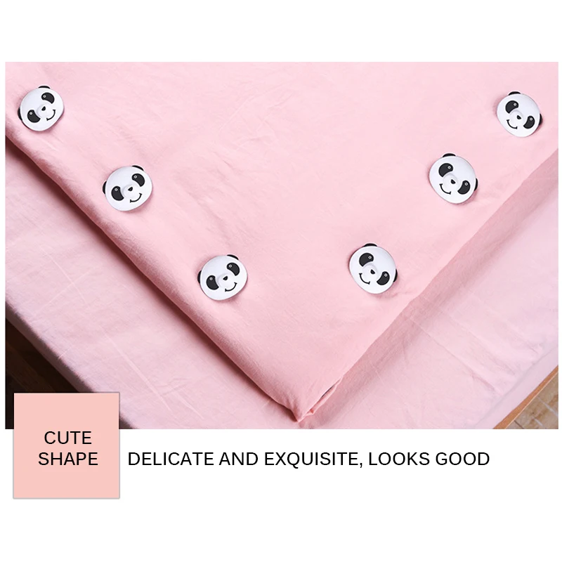 8 шт./компл. держатель для крепления Нескользящая панда зажим вышлите ваш заказ