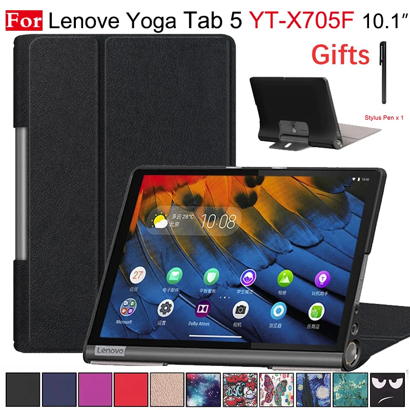 Чехол для планшета Lenovo Yoga Tab 5 умный чехол smart тонкий lenovo yoga tab 5|Чехлы планшетов и