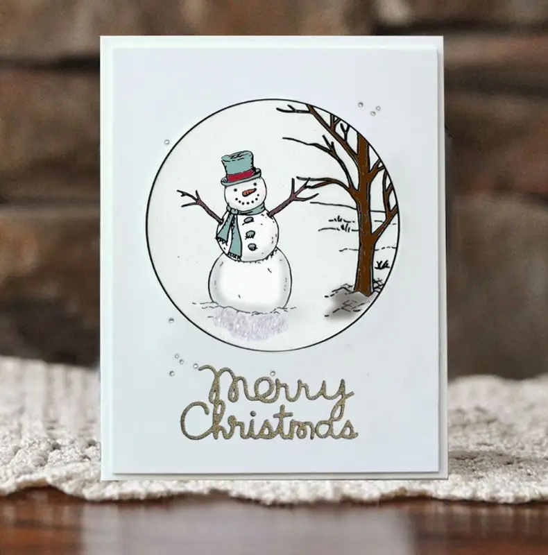 Рождественский штамп в виде кролика с вырезанными штампами набор трафаретов