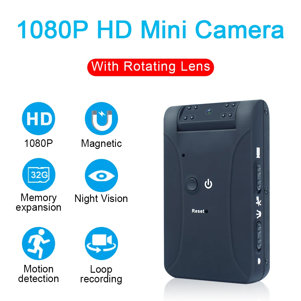 

MD17 Mini Camera HD Camcorder With Motion Detection Night Vision Mini Outdoor DV Voice Video Recorder HD 1080P Micro Cam