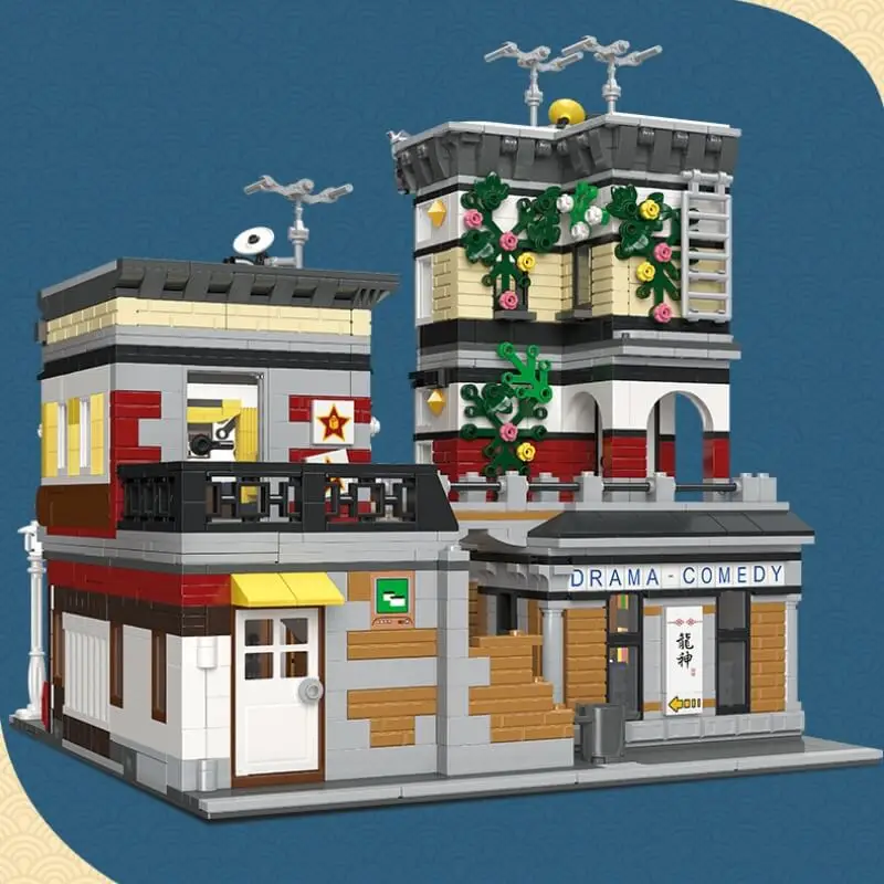 The Sushi Corner Store Modular Building Blocks Moc 89127 Models Bricks Set Cities Series Toys Christmas Gifts For Children Kid | Игрушки и