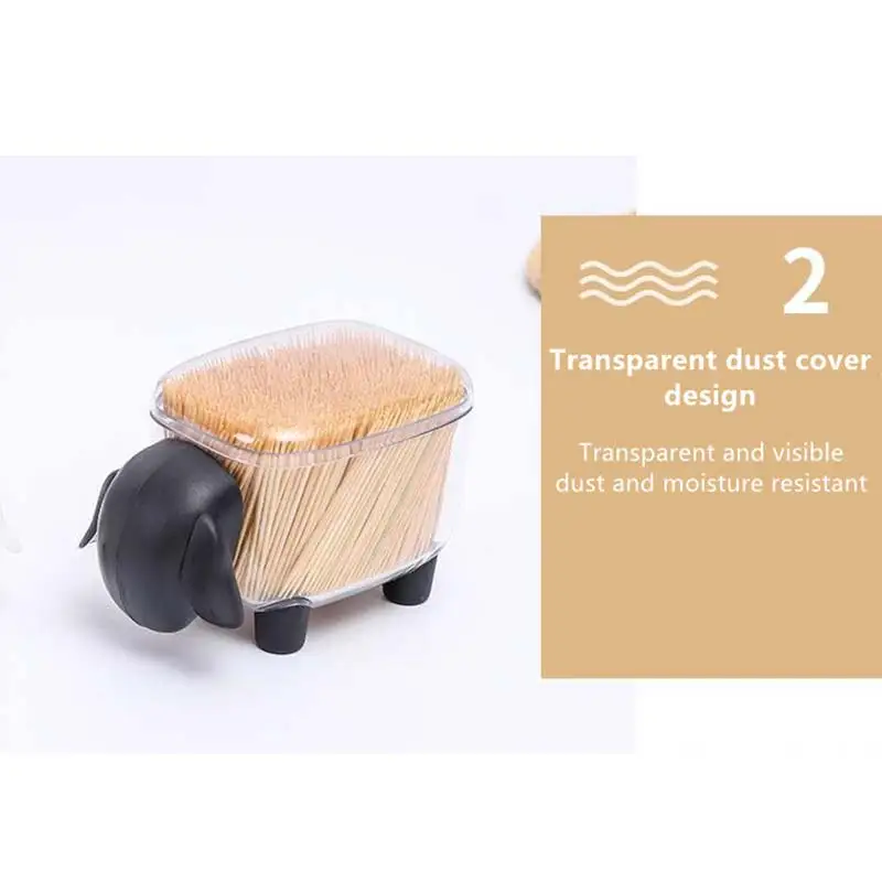 Симпатичная овечка креативный мини пластиковый ящик для хранения ватных палочек