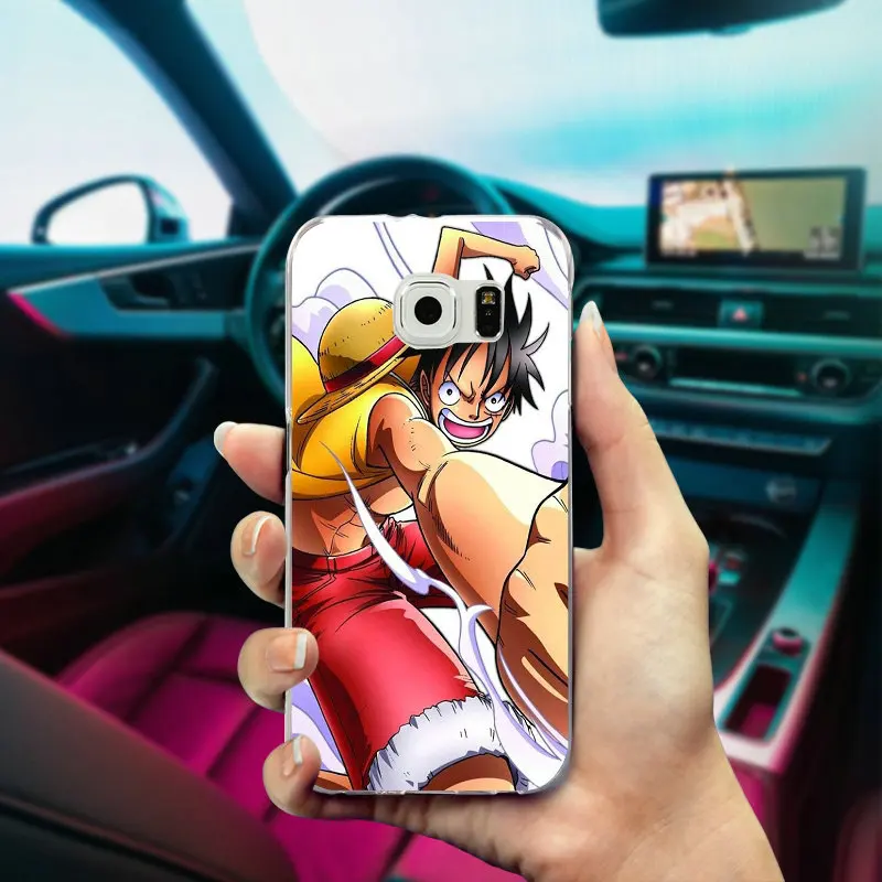 Мягкие чехлы для телефонов samsung Galaxy Note 2 3 4 5 8 S3 S4 S5 Mini S6 S7 S8 S9 Edge Plus one piece Monkey D Luffy Ace Zoro