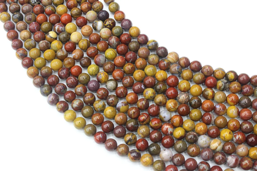 Натуральный враждующие государства Агат Круглые бусины 6/8/10/12 мм для создания
