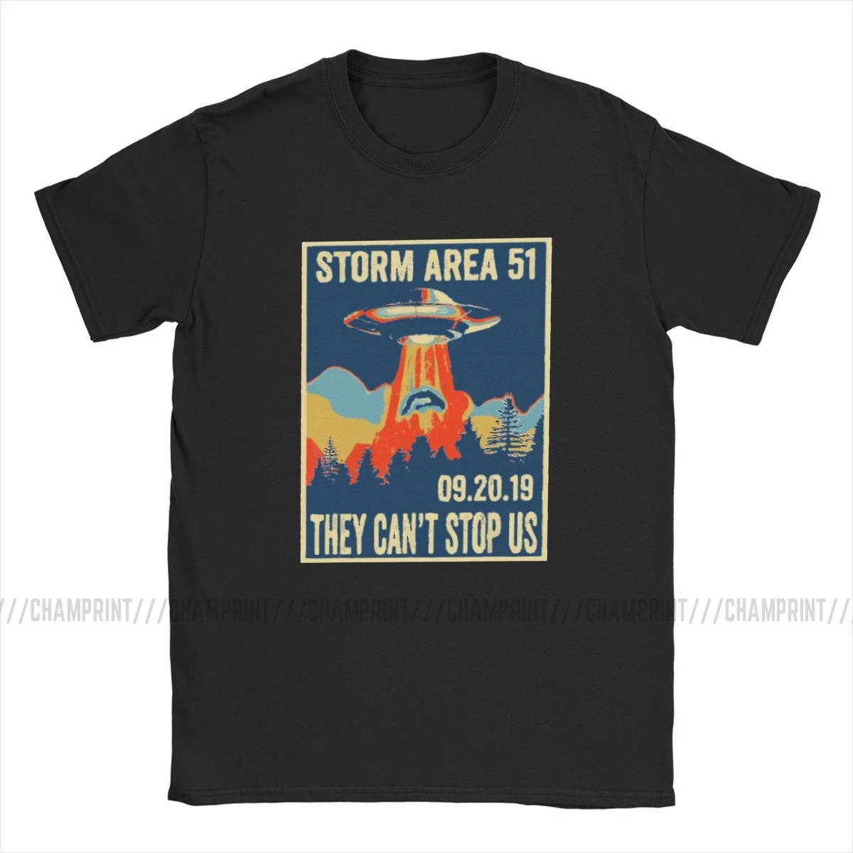 Мужские Винтажные футболки Storm Area 51 ретро они не могут остановить все из нас