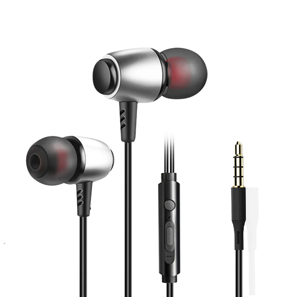 Стерео бас наушники 3 5 мм проводные свободные руки с контрольным динамиком для