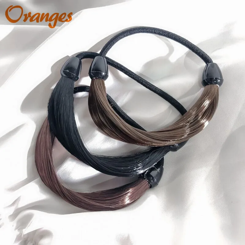 Модная плетеная резинка для волос женщин резинки в Корейском стиле удлинитель