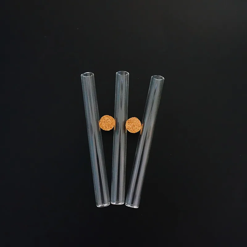 Тестовые трубки с плоским дном из прозрачного стекла 24 шт./лот 10х100 мм пробковой