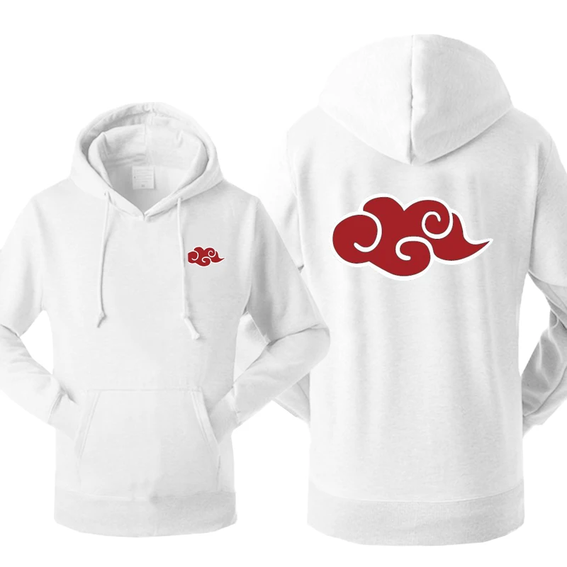 

Naruto Men Hoodies 2020 Autumn New Sweatshirt Hoodie Men Akatsuki Anime cloud Printed Pullover Japanese Streetwear Mens Hoody