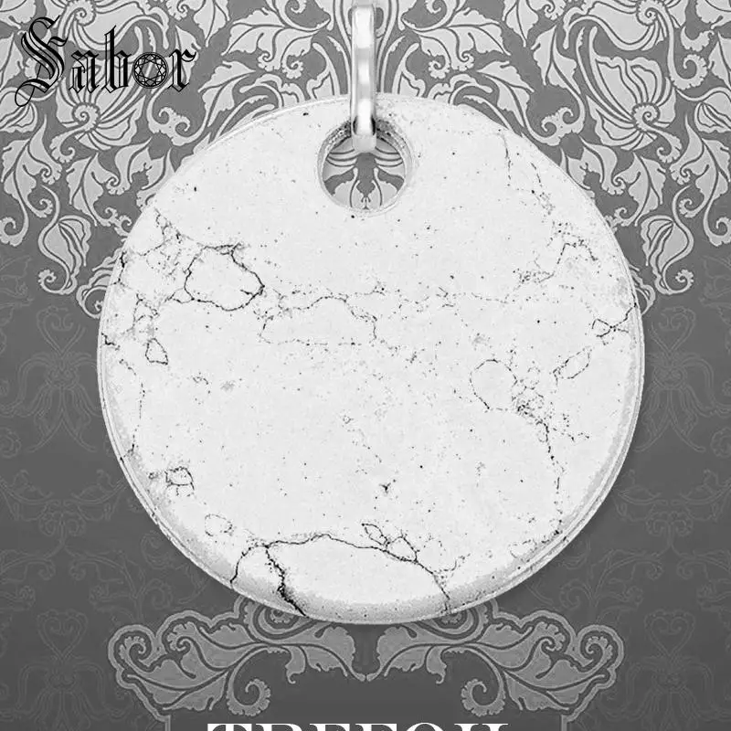 Подвеска белая Новая Модная бижутерия 2020 серебряного цвета подарок для женщин