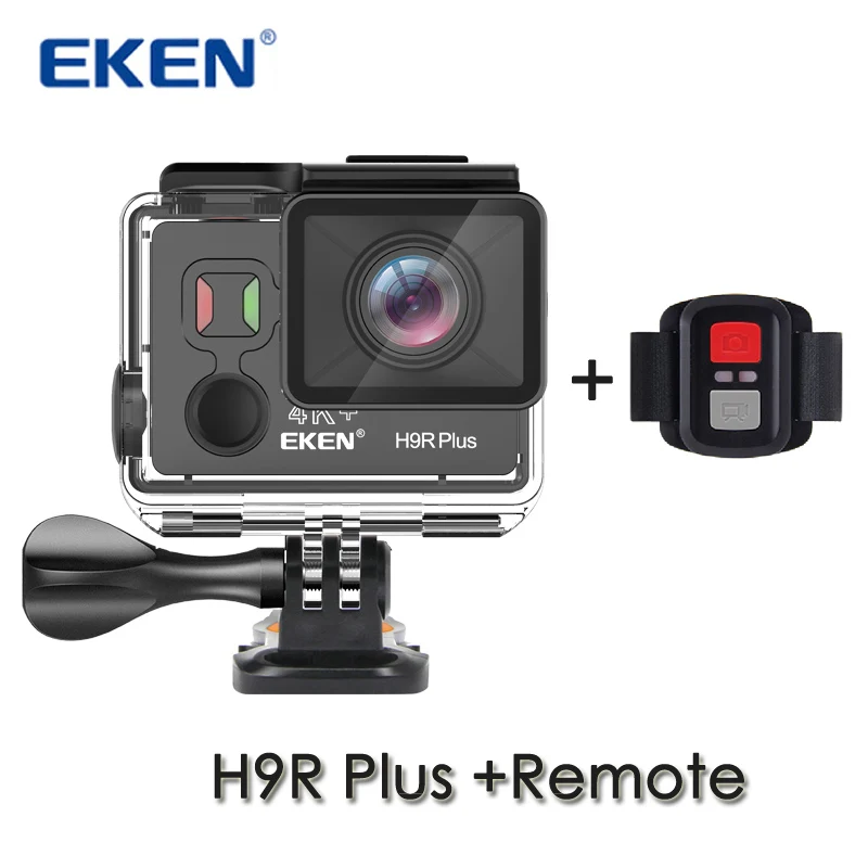 H9R Plus Remote Оригинальная Экшн-камера eken H9R Plus Ultra HD 4K A12 4 k/30fps 1080 p/60fps для Panasonic 34112 14MP go Водонепроницаемая wifi Спортивная камера - Цвет: H9R Plus Remote