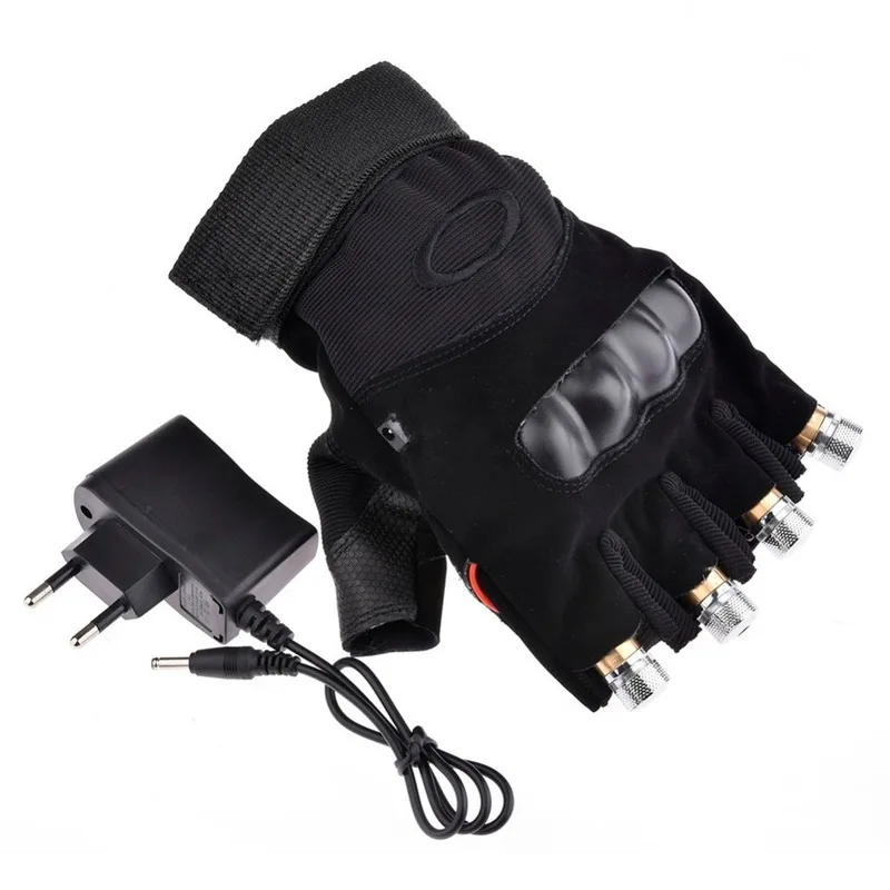 Зеленый лазерный луч перчатки с разными лучами светящиеся реквизит для сцены