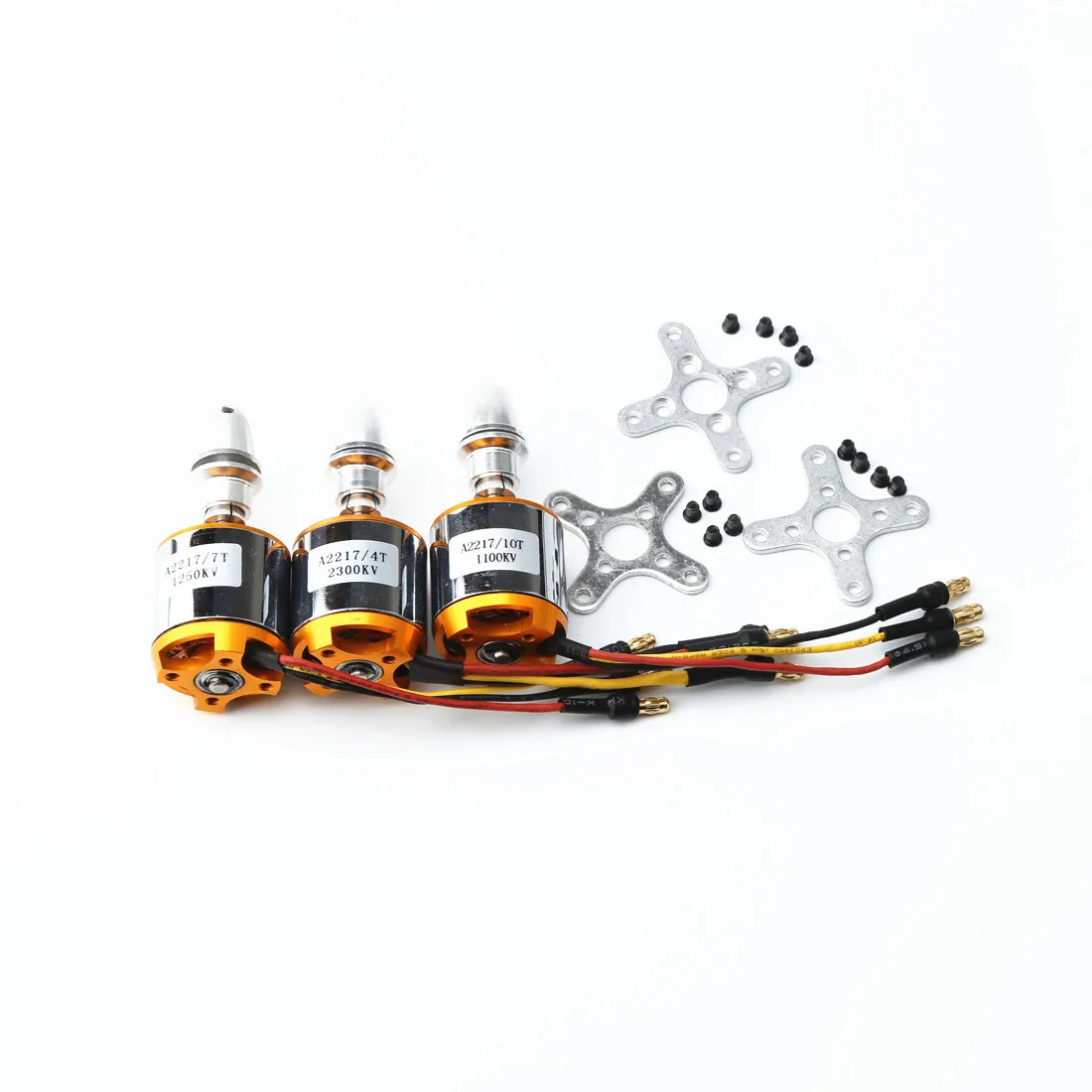 Новый Мультикоптер A2217 2217 1100KV/KV1250/KV2300 RC бесщеточный мотор с внешним ротором для