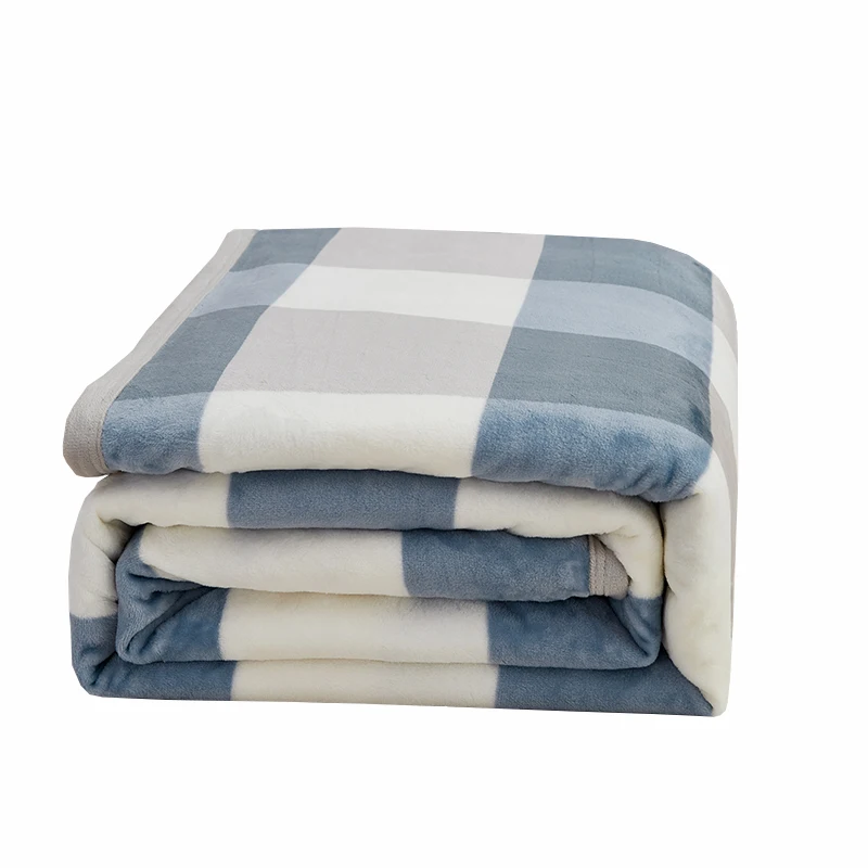 

Small Blanket Cover Leg Coral Fleece Blanket Student Dormitory Bed Single Double-Sided Fleece Summer Office Nap Quilt