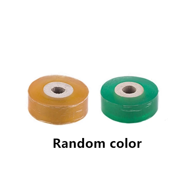 Random color 1 рулон прививочная лента садовые инструменты секаторы фруктового дерева Engraft ветка Садоводство высадка привязывающийся ремень ПВХ стяжная лента 2 см X 100 м - Цвет: Random color