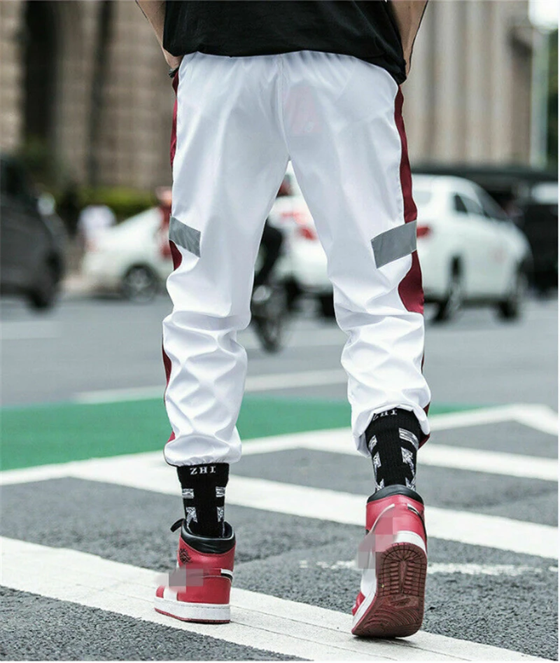 Мужские спортивные брюки-джоггеры длинные брюки в стиле Харадзюку для спортзала