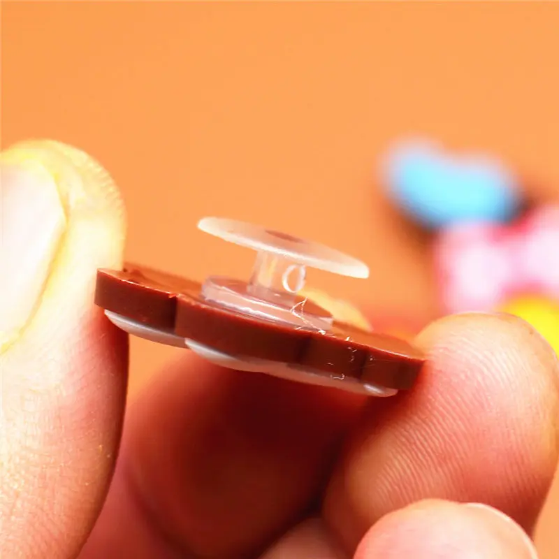 5pcs a Set PVC Cartoon Gloves/Hat/Bow Accessories Shoe Charms Cute Shoe Buckle Decorations fit Croc JIBZ Party Kid's Gifts U86