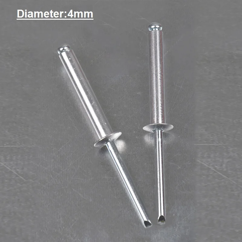 M4 Pop заклепки Rivetti 20 шт. алюминиевая стальная купольная головка Remaches Rebites Slepe Kovice