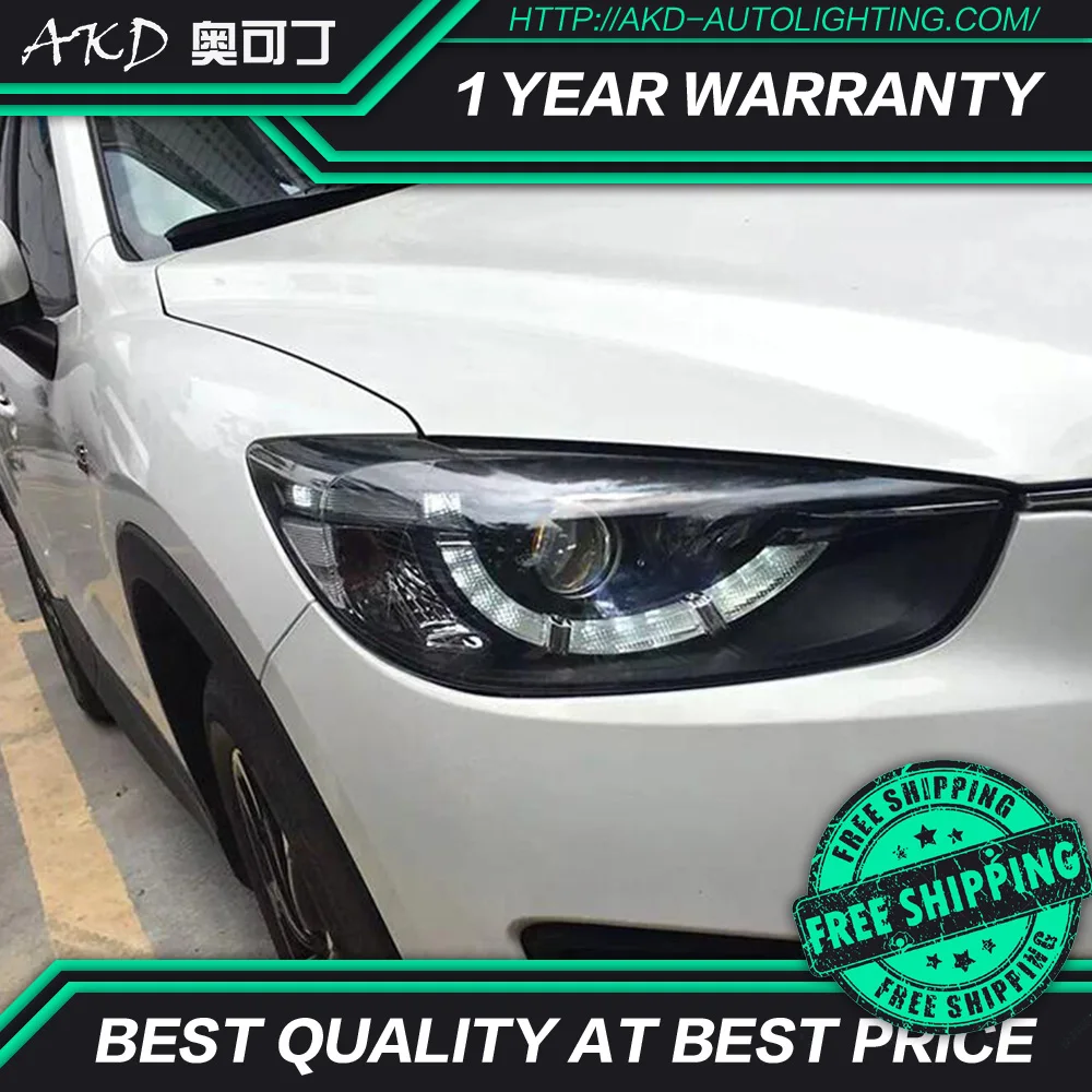 АКД автомобильного тюнинга фар для Mazda CX-5 2013-2016 светодиодные фары DRL