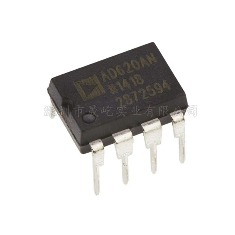 

Original authentic AD620ANZ DIP-8 low drift low power instrumentation amplifier