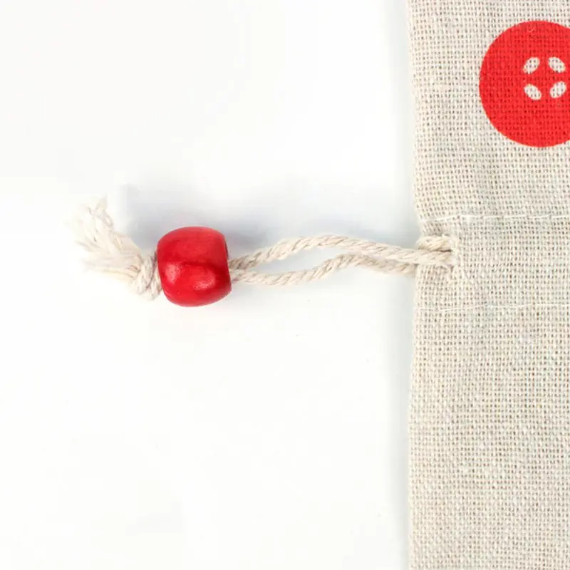 

2020 Christmas Drawstring Gift Bags Reusable Candy Cookies Bag Pouch Home Party Decoration printed christmas sacks 2020...