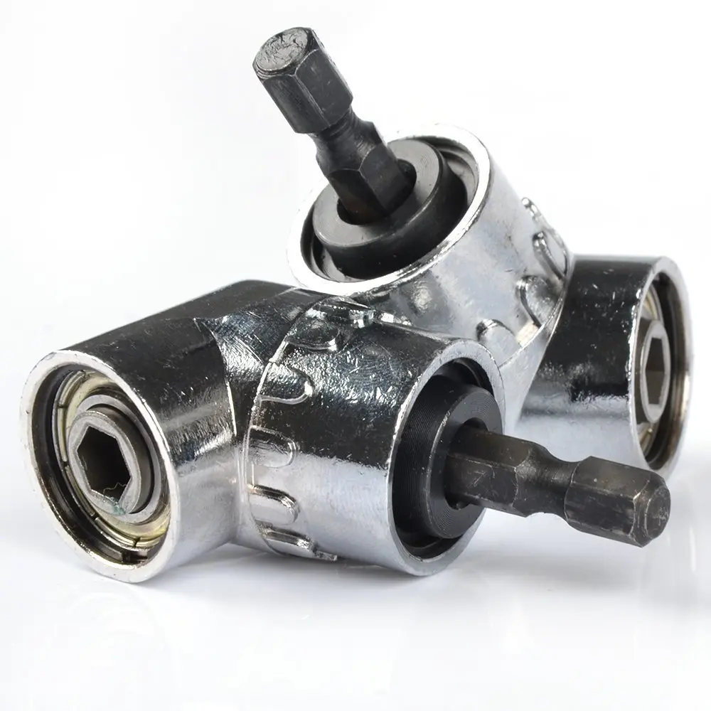 

New Adjustable 105 Degree Right Angle Driver Screwdriver Hand Tools Set 1/4 Hex Shank For Power Drill Screwdriver Bits Tools