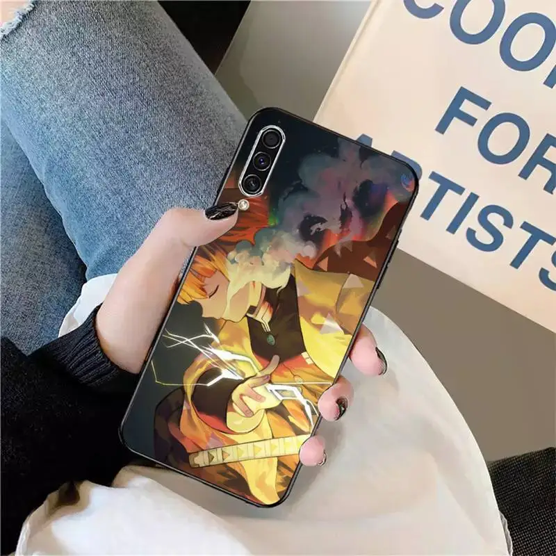 

Demon Slayer Anime fashion Phone Case For Samsung galaxy S 9 10 20 A 10 21 30 31 40 50 51 71 s note 20 j 4 2018 plus