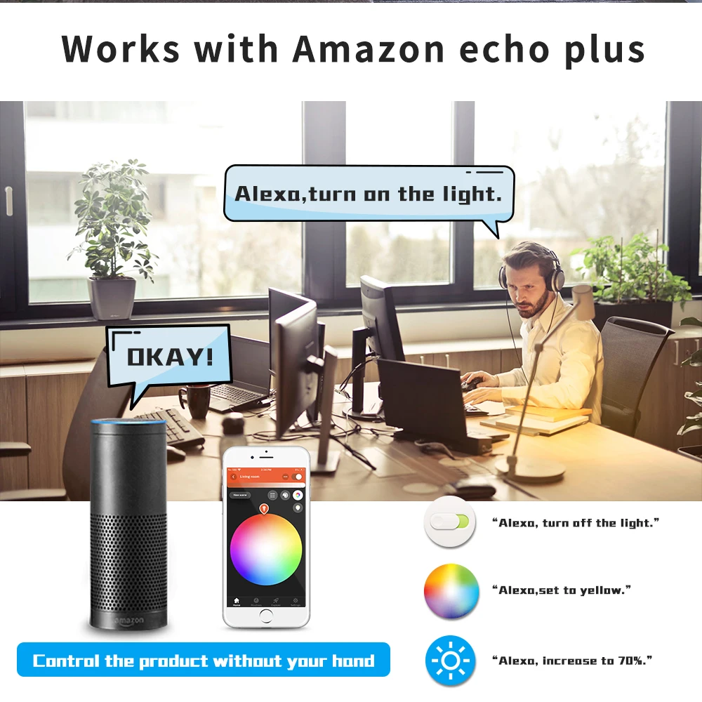 Светодиодный прожектор ZIGBEE MR16 4 Вт RGB + CCT 2700-6500k 12 В постоянного тока теплый белый