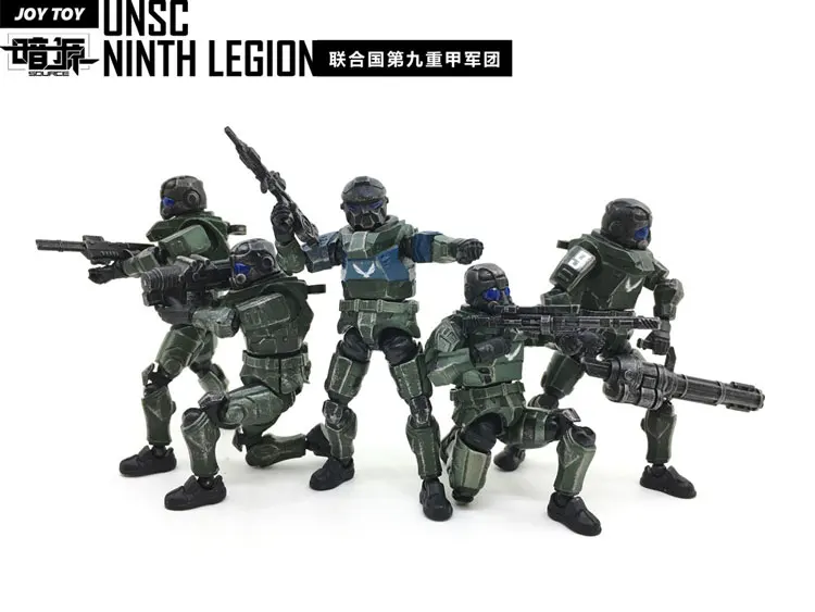 Набор из пяти фигурок JoyToy Dark Source 1/25 UNSC 9 Легион 7 6 см | Игрушки и хобби