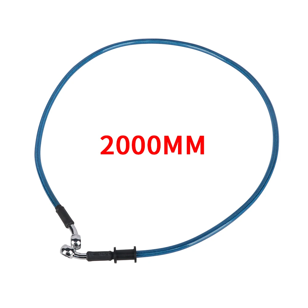 2000mm Мотоцикл 500 мм до 2000 мм Байк плетеная стальная Тормозная Линия сцепления Масляный шланг трубка для YAMAHA YZ YZF WR 125 250 426 уличные велосипеды - Цвет: 2000mm