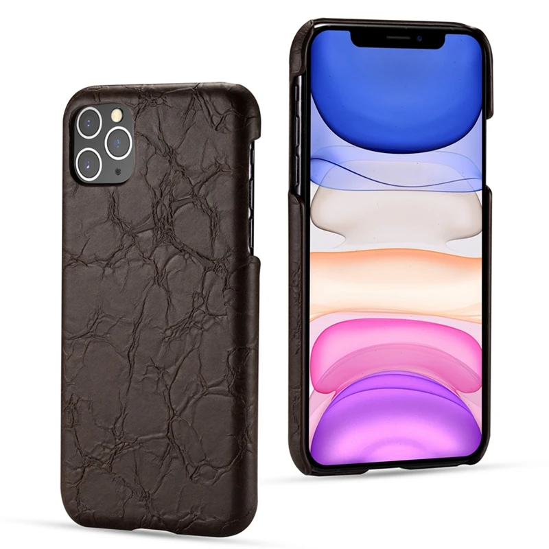 for iphone 11 Pro Max Leather Back Case Vintage PU Cover Apple X XS XR MAX 7 8 Plus | Мобильные телефоны и аксессуары