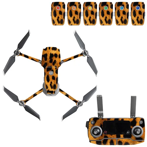 Сливовый Граффити наклейка Skins Комплект для DJI Mavic 2 Drone Body sticker пустынный камуфляж наклейки аксессуары для кожи Mavic 2 PRO/Zoom - Цвет: Сливовый
