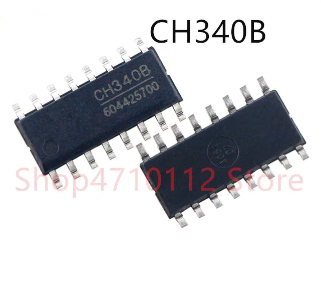Бесплатная доставка 10 шт./лот Новый CH340B CH340 SOP 16|Аксессуары для батарей и ЗУ| |