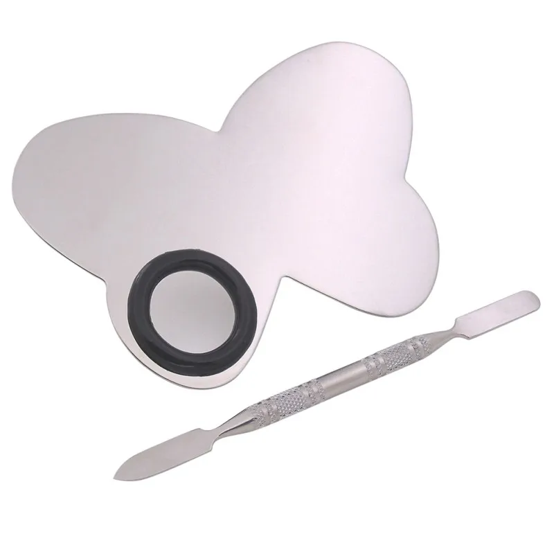 Профессиональная косметическая Палетка для смешивания красок макияжа шпатель