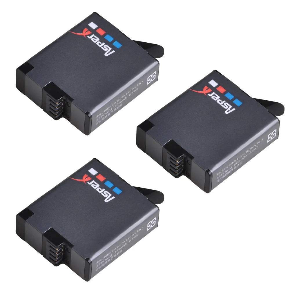 Аккумулятор 3 шт. для GoPro Hero7 Hero 6 5 8 + зарядное устройство с портами USB и портом Type C