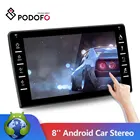 Автомобильный стерео-радиоприемник Podofo, Android 9,0, 2DIN, GPS, экран 8 дюймов, 2.5D, зеркало, автомобильный mp5-плеер, Bluetooth, WIFI, GPS, FM-радио, приемник
