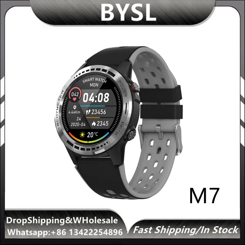 

Смарт-часы мужские GPS M7, 360 мАч, с компасом, барометром