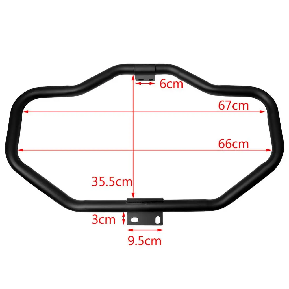 Мотоцикл кафе гонщик черный Усы двигатель шоссе защита Краш бар подходит для Harley