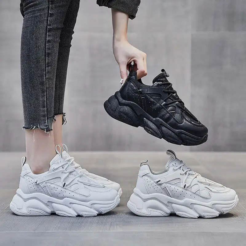 

Elderly Sports Women Skid-Proof Mesh Sneakers Boty Sneakers Sport Hairy Black Running Shoes Shock Absorber Tennis Sneakair Buy