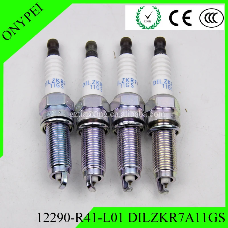 Комплект одежды из 4 предметов новая 12290-R41-L01 DILZKR7A11GS двойной Иридиевые свечи Вилки