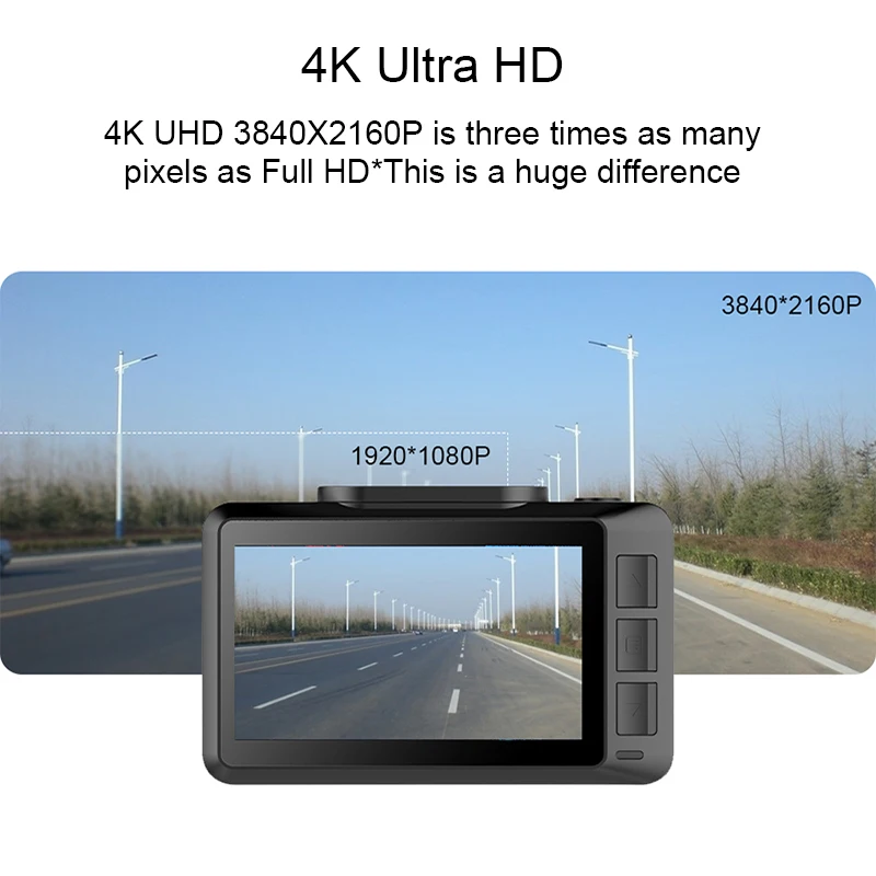 Anfilite HD 4K Автомобильный видеорегистратор с Wi Fi датчиком Sony 2160P ночная версия