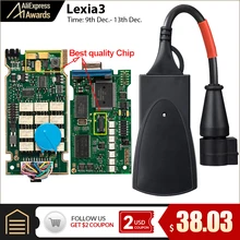 Lexia 3 PP2000 полный чип Diagbox V7.83 с прошивкой 921815C Lexia3 V48/V25 для Citroen для peugeot OBDII диагностический инструмент
