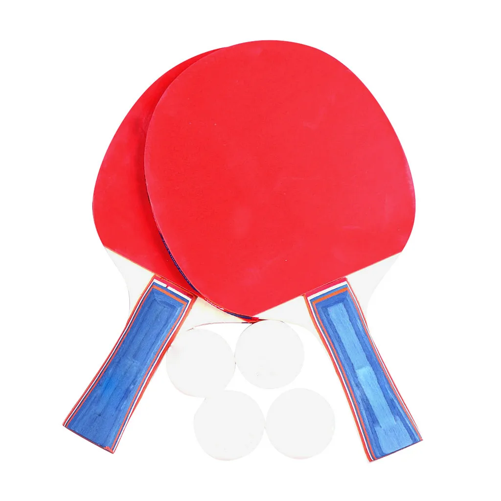 2 шт. ракетка для настольного тенниса летучая мышь с двойным лицом прыщи в длинной