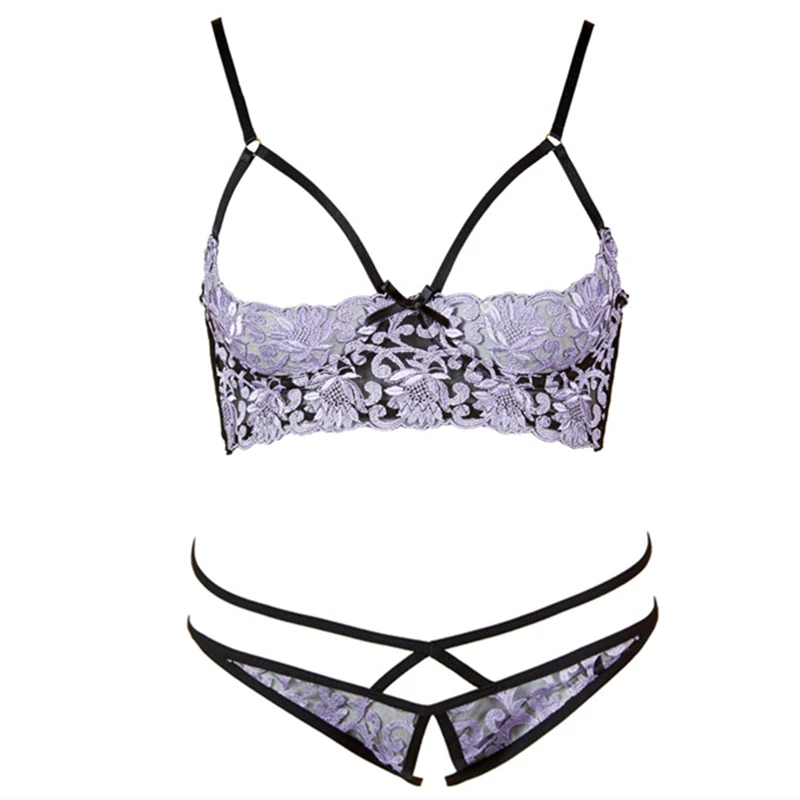 Светильник фиолетовый открытый бюстгальтер нижнее белье с вырезами изысканная