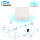 Многорежимный шлюз Tuya, Wi-Fi + Bluetooth + Zigbee, многопротокольный шлюз связи tuyaдистанционное управление через приложение smart life